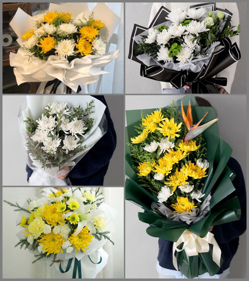 湖北咸宁市赤壁市官塘驿镇白事花束代送